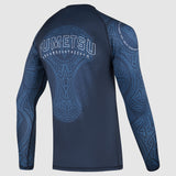 Blue/Black Fumetsu Mjolnir Long Sleeve Rash Guard    at Bytomic Trade and Wholesale