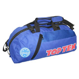 Blue/Black Top Ten WAKO Convertible Sports Bag-Backpack    at Bytomic Trade and Wholesale