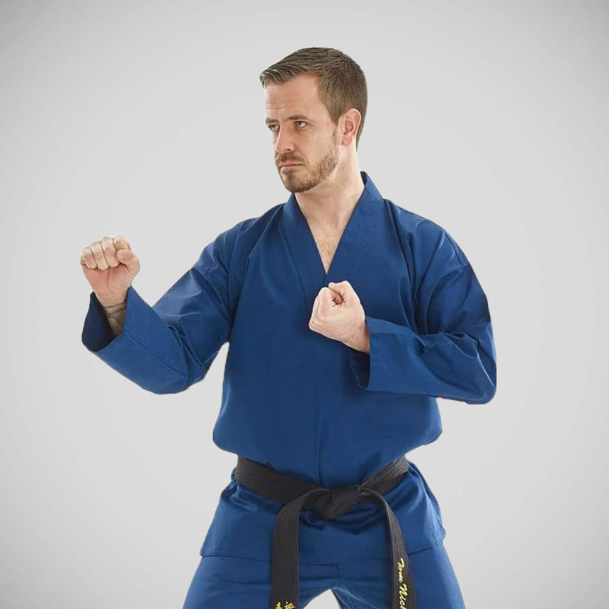 Blue Bytomic Adult V-Neck Martial Arts Uniform    at Bytomic Trade and Wholesale