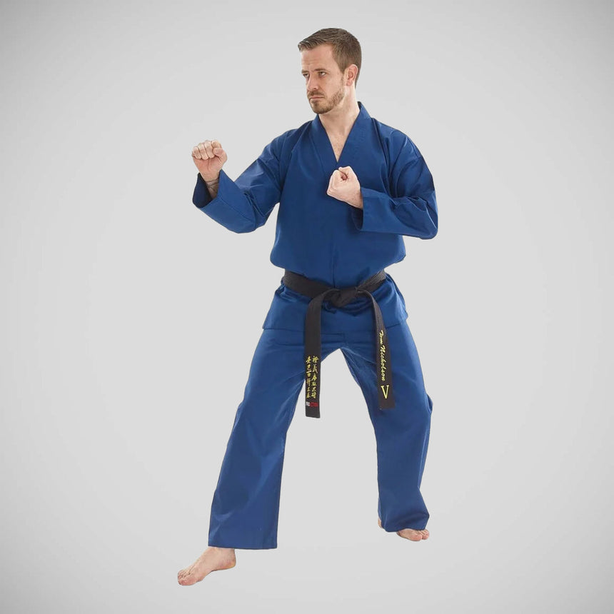 Blue Bytomic Adult V-Neck Martial Arts Uniform    at Bytomic Trade and Wholesale