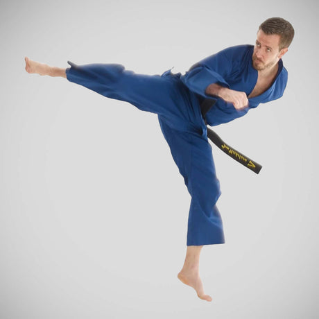 Blue Bytomic Adult V-Neck Martial Arts Uniform    at Bytomic Trade and Wholesale