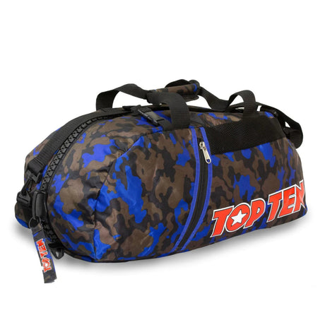 Blue/Camo Top Ten Sportbag-Backpack    at Bytomic Trade and Wholesale