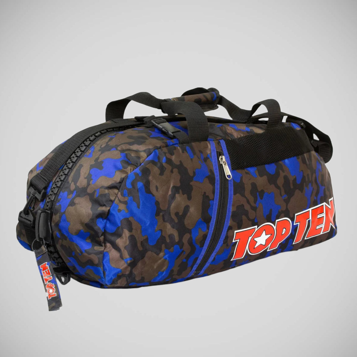 Blue/Camo Top Ten Sportbag-Backpack    at Bytomic Trade and Wholesale