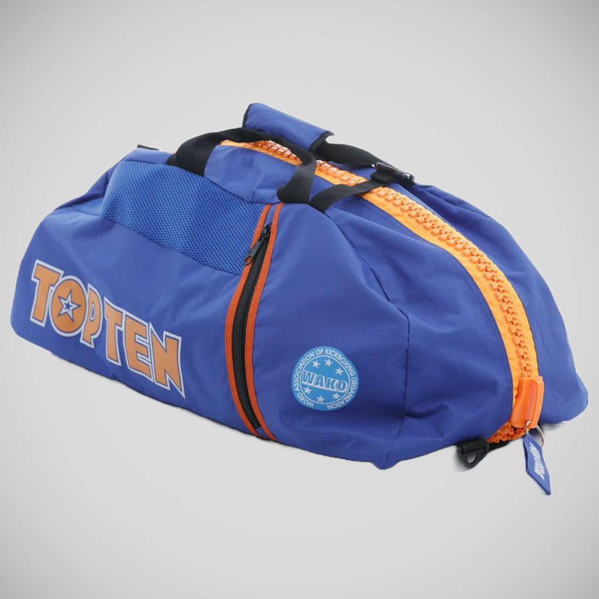 Blue/Orange Top Ten WAKO Convertible Sports Bag-Backpack    at Bytomic Trade and Wholesale