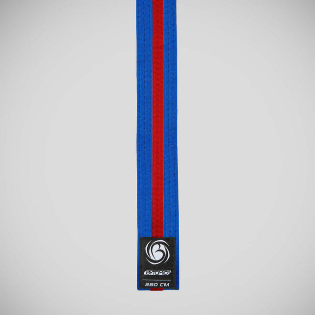 Blue/Red Bytomic Striped Polycotton Martial Arts Belt Pack of 10    at Bytomic Trade and Wholesale