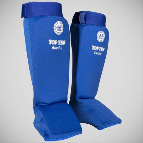Blue Top Ten Dae IFMA Shin/Instep Guards    at Bytomic Trade and Wholesale