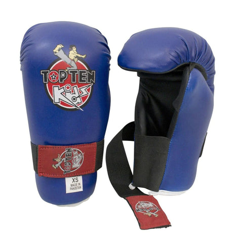 Blue Top Ten Kids Pointfighter Gloves One Size    at Bytomic Trade and Wholesale