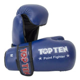 Blue Top Ten Pointfighter Gloves    at Bytomic Trade and Wholesale