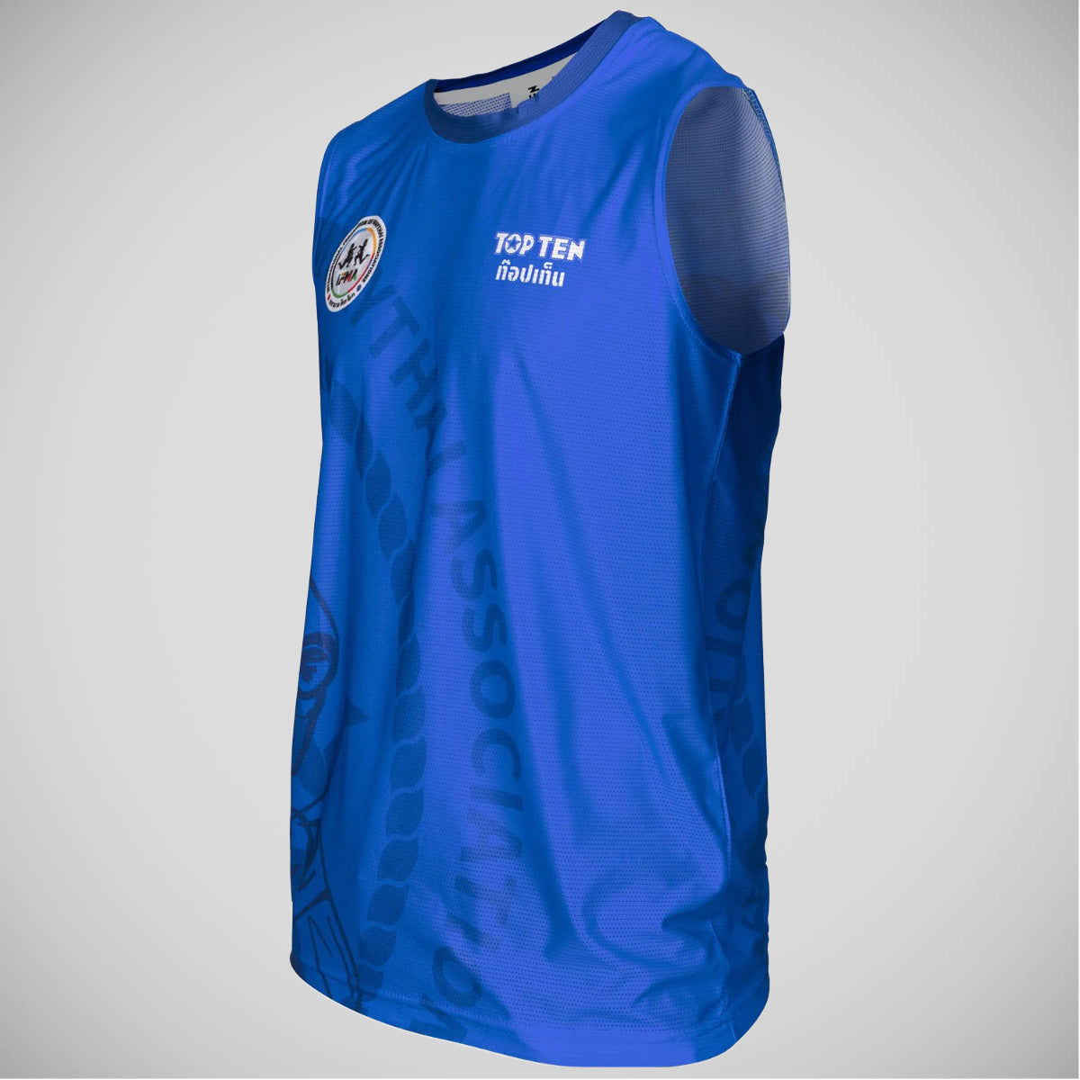 Blue Top Ten Salamaa IFMA Tank Top    at Bytomic Trade and Wholesale