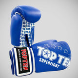 Blue Top Ten Superfight Boxing Gloves    at Bytomic Trade and Wholesale