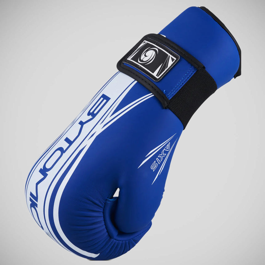 Blue/White Bytomic Axis V2 Point Fighter Gloves    at Bytomic Trade and Wholesale