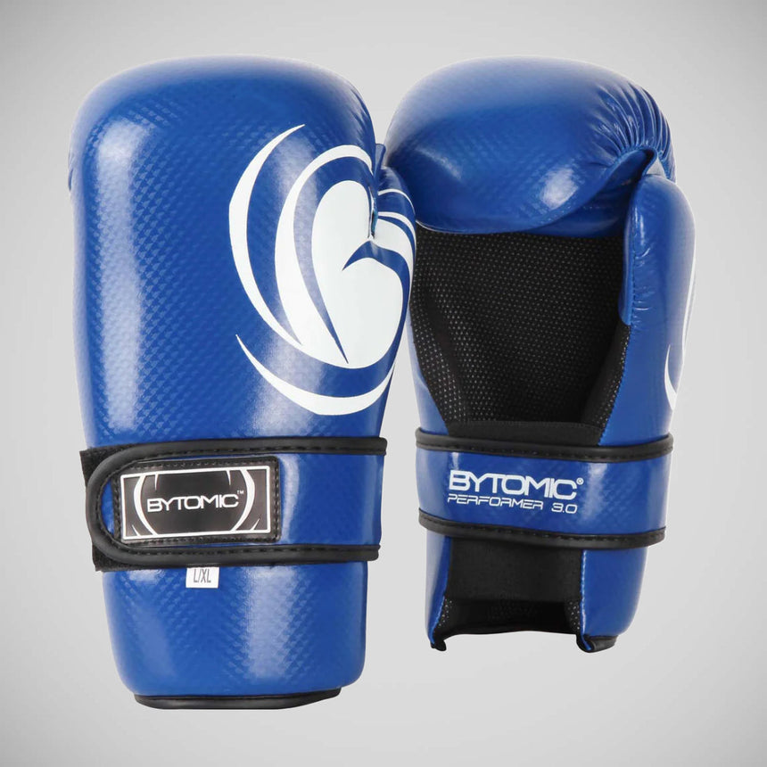 Blue/White Bytomic Performer Point Sparring Gloves    at Bytomic Trade and Wholesale