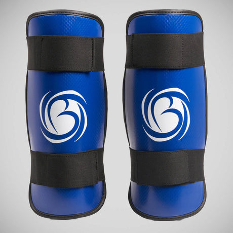 Blue/White Bytomic Performer Shin Guards    at Bytomic Trade and Wholesale