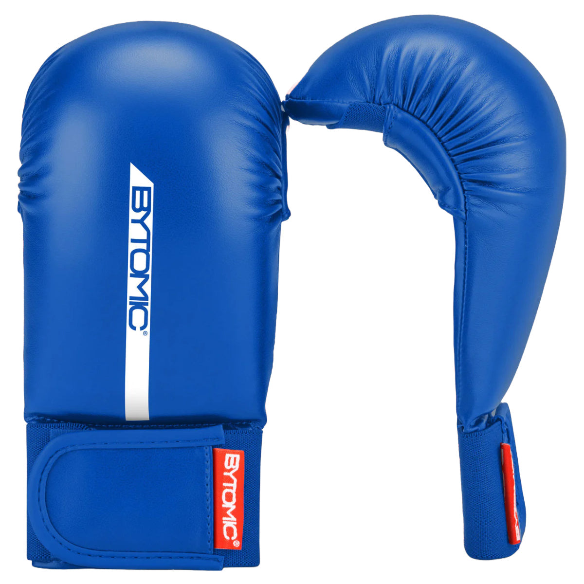 Blue/White Bytomic Red Label Karate Mitt Without Thumb    at Bytomic Trade and Wholesale