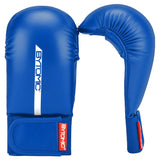Blue/White Bytomic Red Label Karate Mitt Without Thumb    at Bytomic Trade and Wholesale