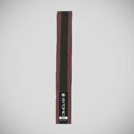 Brown/Black Bytomic 100% Cotton Stripe Belt at Bytomic Trade and Wholesale