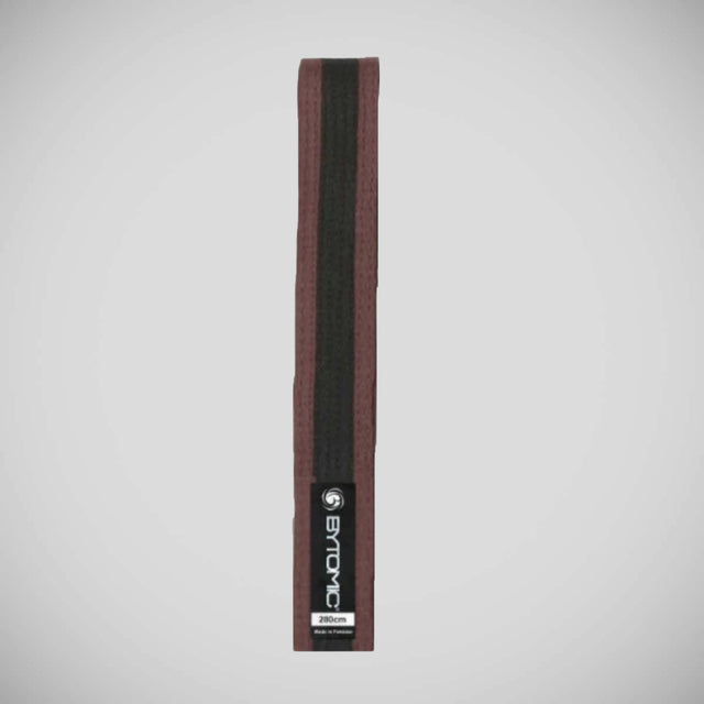 Brown/Black Bytomic Stripe Belt    at Bytomic Trade and Wholesale