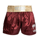 Venum Classic Muay Thai Shorts Burgundy/Gold/White    at Bytomic Trade and Wholesale