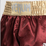 Venum Classic Muay Thai Shorts Burgundy/Gold/White    at Bytomic Trade and Wholesale