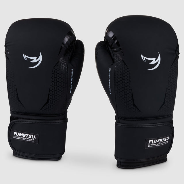 Black/Black Fumetsu Ghost MK2 Boxing Gloves    at Bytomic Trade and Wholesale