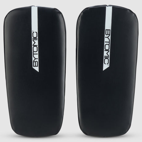 Black/White Bytomic Red Label Flat Thai Pads    at Bytomic Trade and Wholesale
