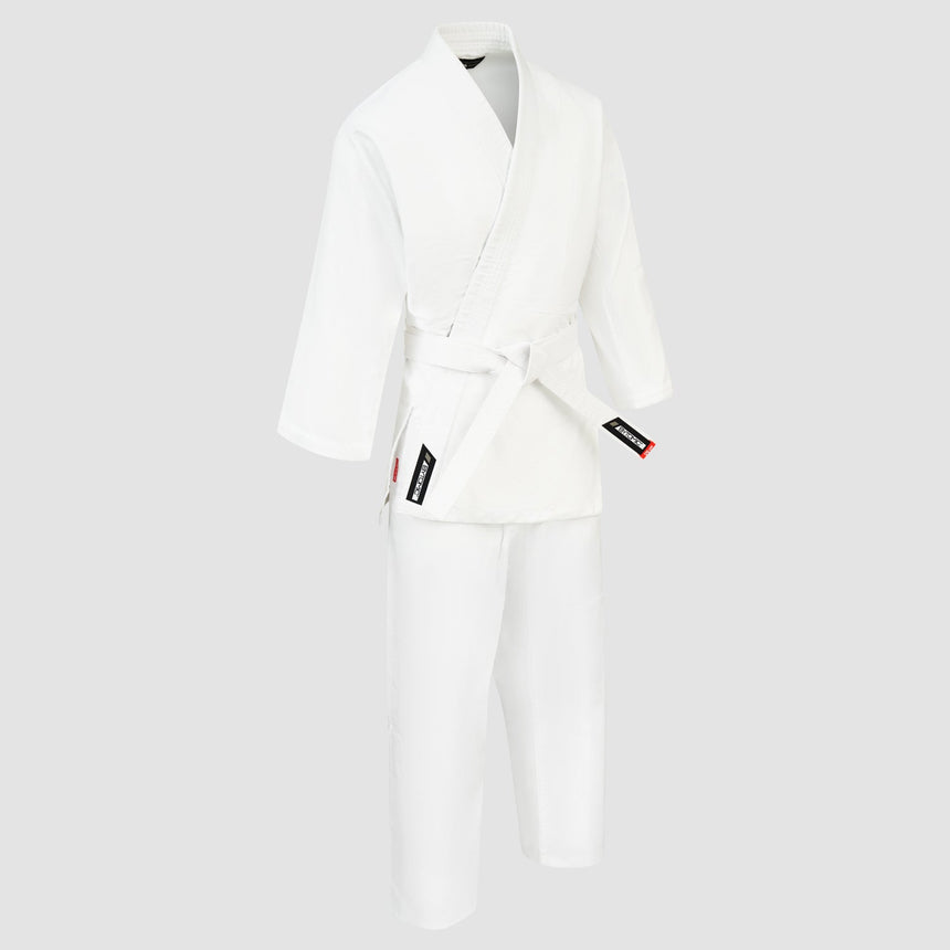 White Bytomic Red Label Kids Judo Uniform    at Bytomic Trade and Wholesale