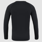 Black Bytomic Red Label Long Sleeve Rash Guard    at Bytomic Trade and Wholesale