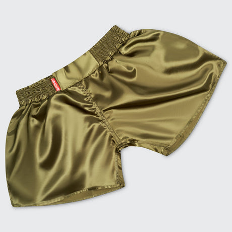 Khaki/Black Bytomic Red Label Muay Thai Shorts    at Bytomic Trade and Wholesale