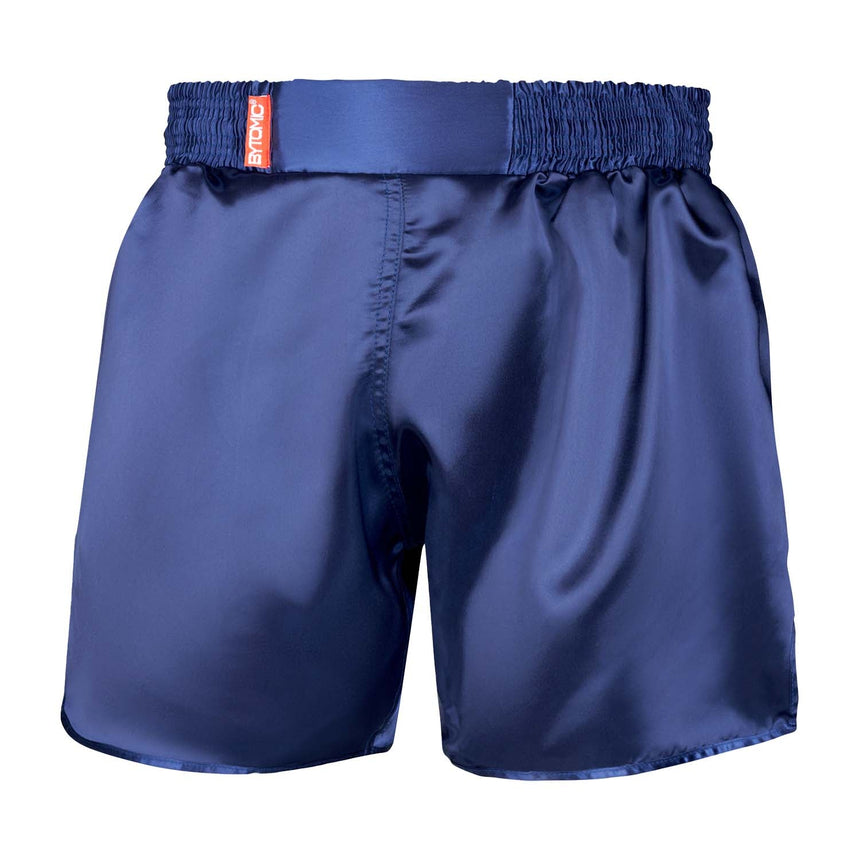 Navy/White Bytomic Red Label Muay Thai Shorts    at Bytomic Trade and Wholesale