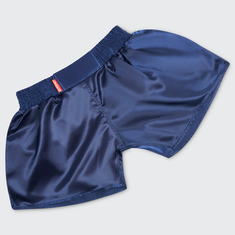 Navy/White Bytomic Red Label Muay Thai Shorts    at Bytomic Trade and Wholesale