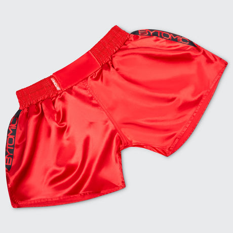 Red Bytomic Red Label Muay Thai Shorts    at Bytomic Trade and Wholesale
