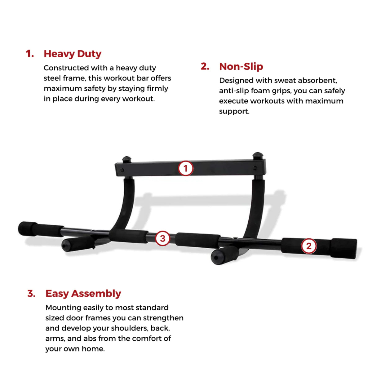 Bytomic Gym Workout Pullup Bar    at Bytomic Trade and Wholesale