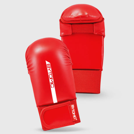 Red/White Bytomic Red Label Karate Mitt Without Thumb    at Bytomic Trade and Wholesale
