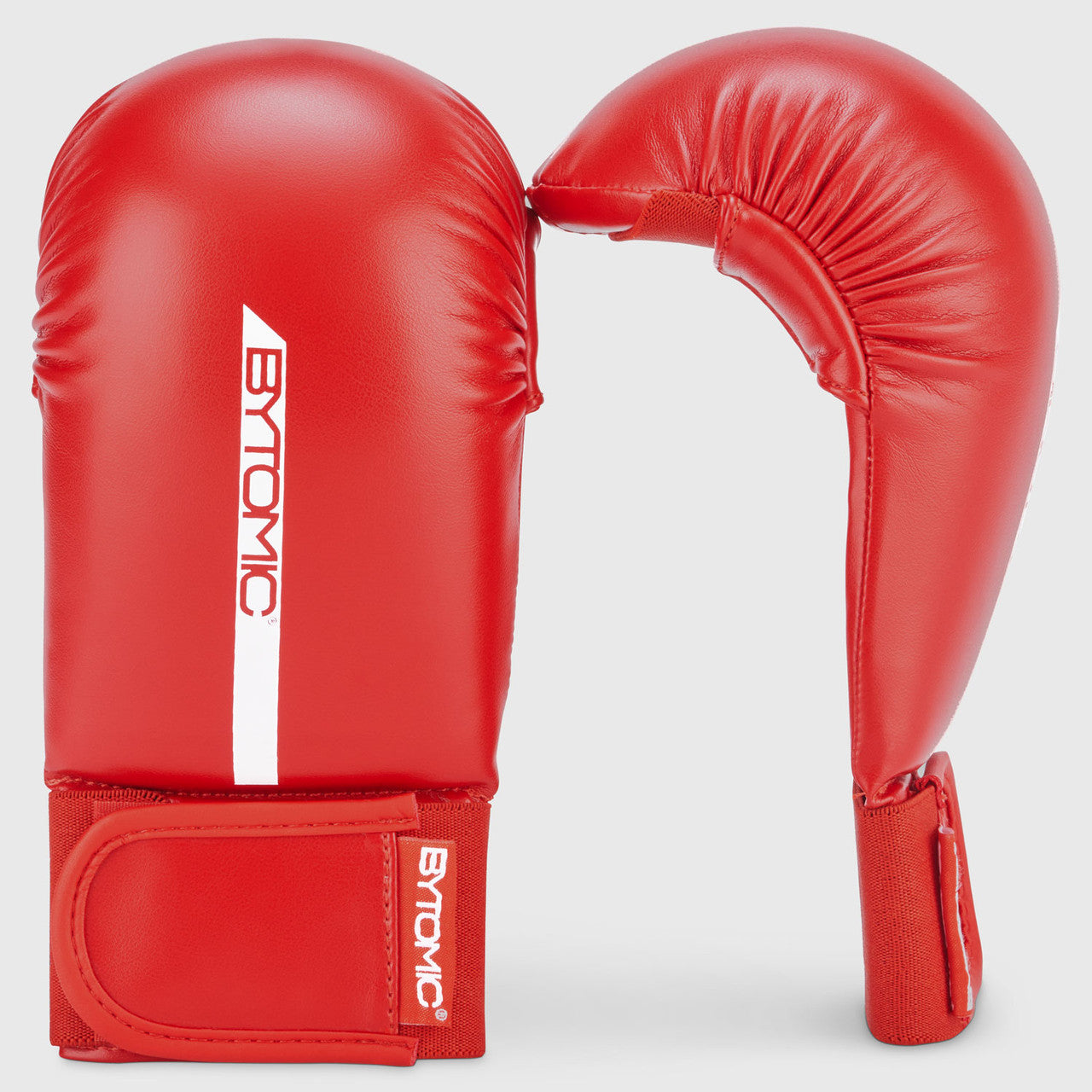 Red/White Bytomic Red Label Karate Mitt Without Thumb    at Bytomic Trade and Wholesale