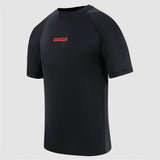 Black Bytomic Red Label Short Sleeve Rash Guard    at Bytomic Trade and Wholesale