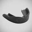 Charcoal Black SISU 3D Adult Mouth Guard    at Bytomic Trade and Wholesale