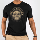 Black/Brown Venum Santa Muerte Dark Side T-Shirt    at Bytomic Trade and Wholesale