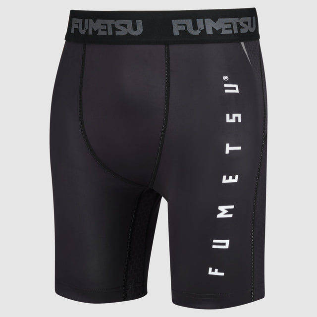 Black Fumetsu Ghost MK2 Vale Tudo Shorts    at Bytomic Trade and Wholesale