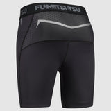 Black Fumetsu Ghost MK2 Vale Tudo Shorts    at Bytomic Trade and Wholesale