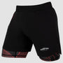 Fumetsu Anaconda Womens Dual Layer Fight Shorts Black/Red