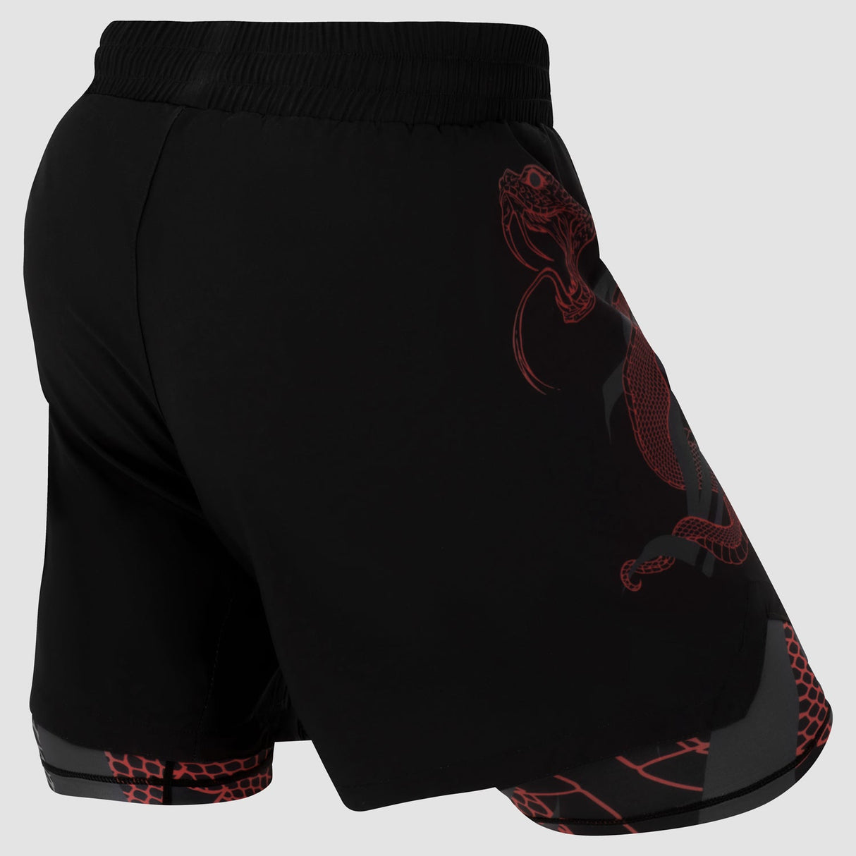 Fumetsu Anaconda Womens Dual Layer Fight Shorts Black/Red    at Bytomic Trade and Wholesale