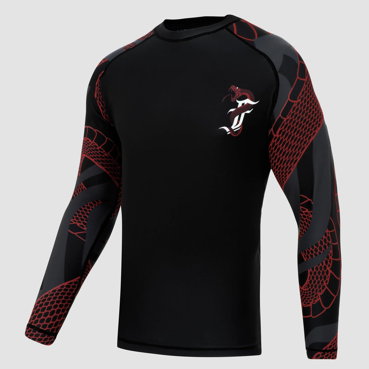 Fumetsu Anaconda Long Sleeve Rash Guard Black/Red    at Bytomic Trade and Wholesale