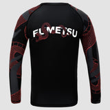 Fumetsu Anaconda Long Sleeve Rash Guard Black/Red    at Bytomic Trade and Wholesale