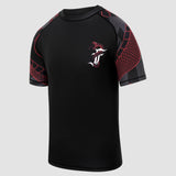 Fumetsu Anaconda Short Sleeve Rash Guard Black/Red    at Bytomic Trade and Wholesale