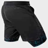 Fumetsu Berserker Dual Layer Training Shorts Black/Green    at Bytomic Trade and Wholesale