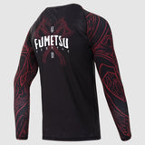 Black/Red Fumetsu Berserker Long Sleeve Rash Guard    at Bytomic Trade and Wholesale