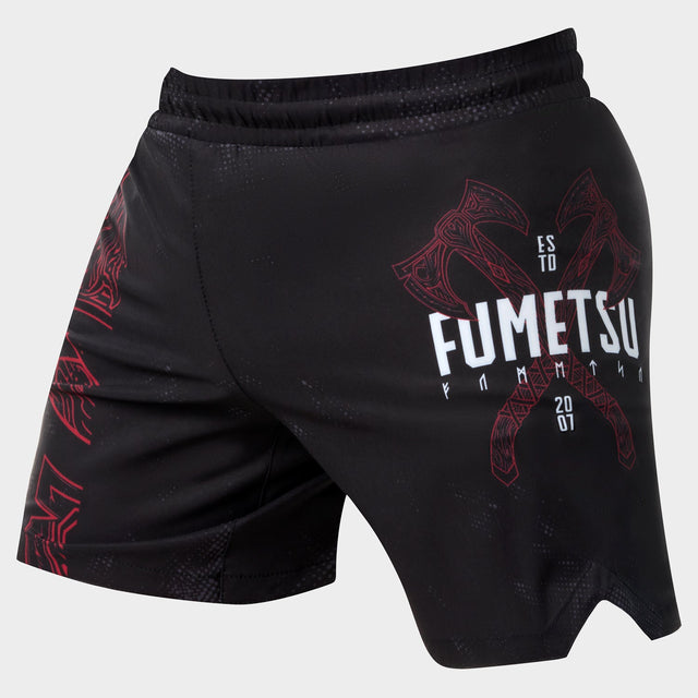 Fumetsu Berserker V-Lite Fight Shorts Black/Red    at Bytomic Trade and Wholesale