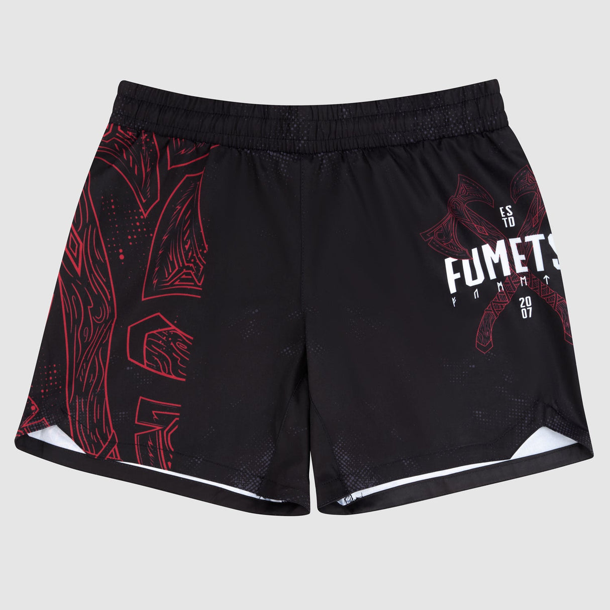 Fumetsu Berserker V-Lite Fight Shorts Black/Red    at Bytomic Trade and Wholesale