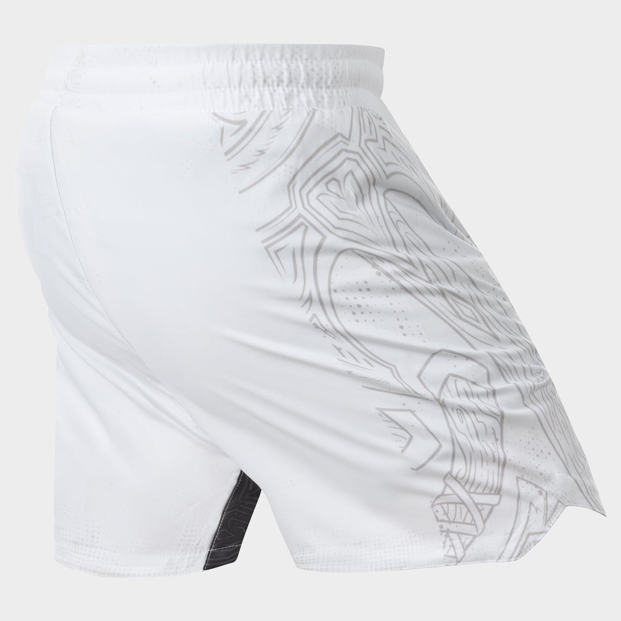 Fumetsu Berserker V-Lite Fight Shorts White/Black    at Bytomic Trade and Wholesale