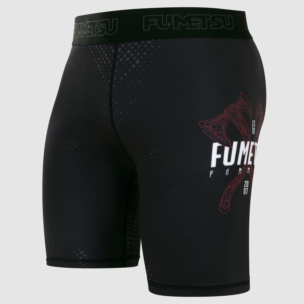 Fumetsu Berserker Vale Tudo shorts Black/Red    at Bytomic Trade and Wholesale